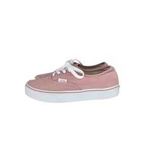 Vans Unisex Authentics Pink Orchid True White Skate Sneakers Women's Size 6.5